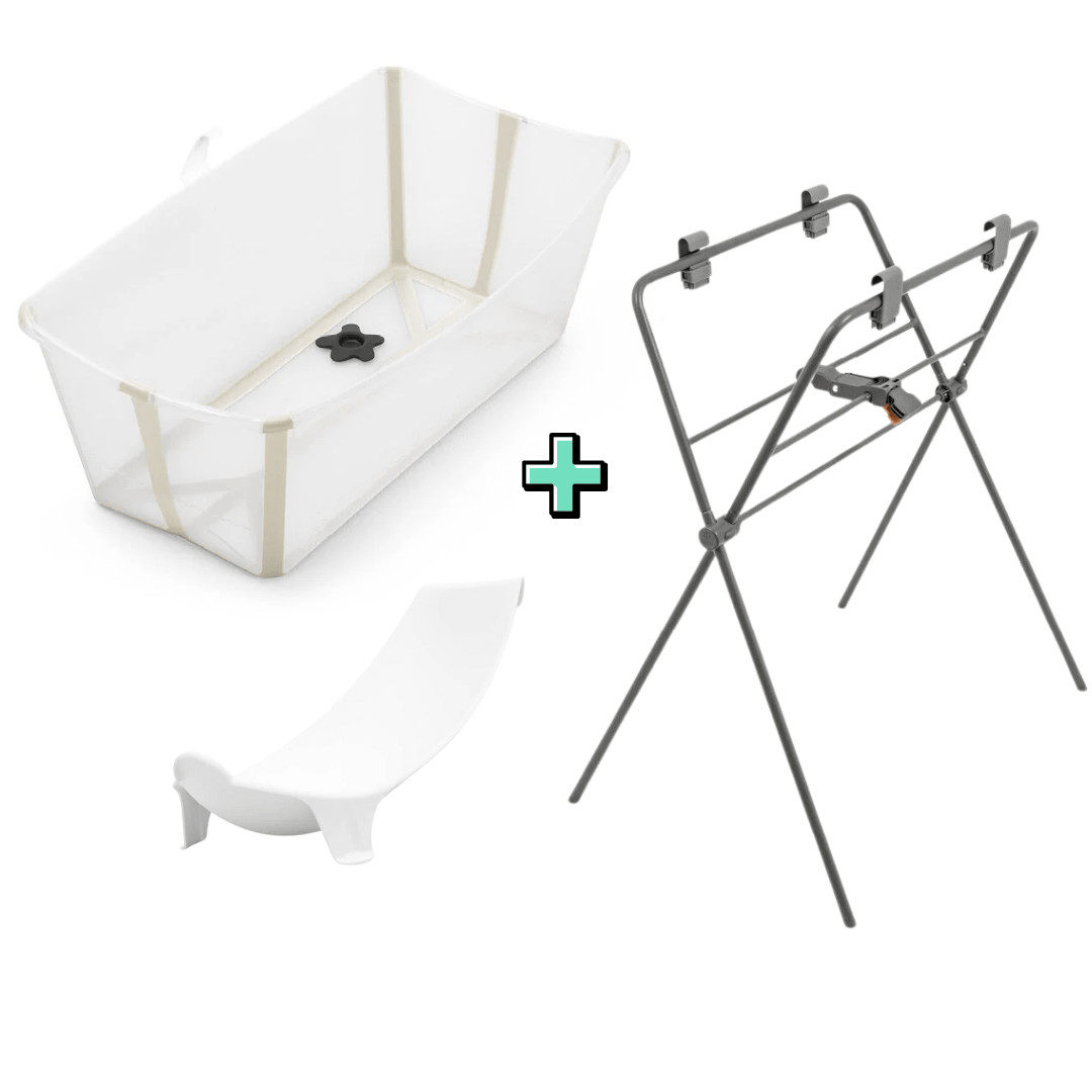 PACK Bañera Flexi Bath con soporte y hamaca Stokke - Imagen 2