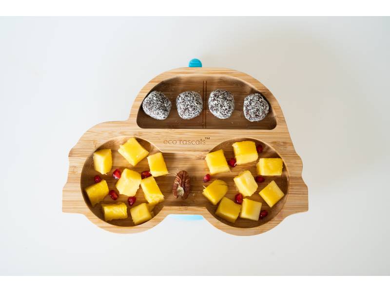Plato Bambu con Ventosa coche Eco Rascals