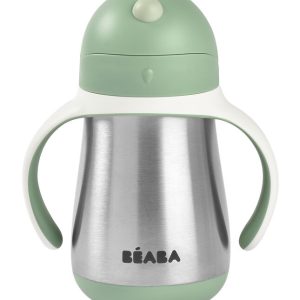 Vaso con pajita de acero 250 ml Béaba