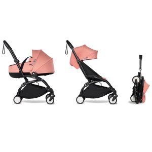 Carrito de bebé 2piezas BABYZEN y YOYO 3 chasis negro, Textil +6 Stokke