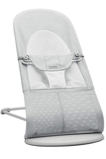 Hamaca Babybjorn Soft Balance tejido Mesh bastidor gris