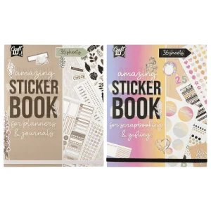 Libro de Pegatinas Craft ID con 36 Hojas – Para Planners, Journals y Scrapbooking