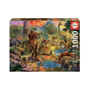 Puzzle Tierra De Dinosaurios 1000 piezas