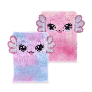 Libreta A5 de Peluche 'Dreamland' con Diseño de Axolote